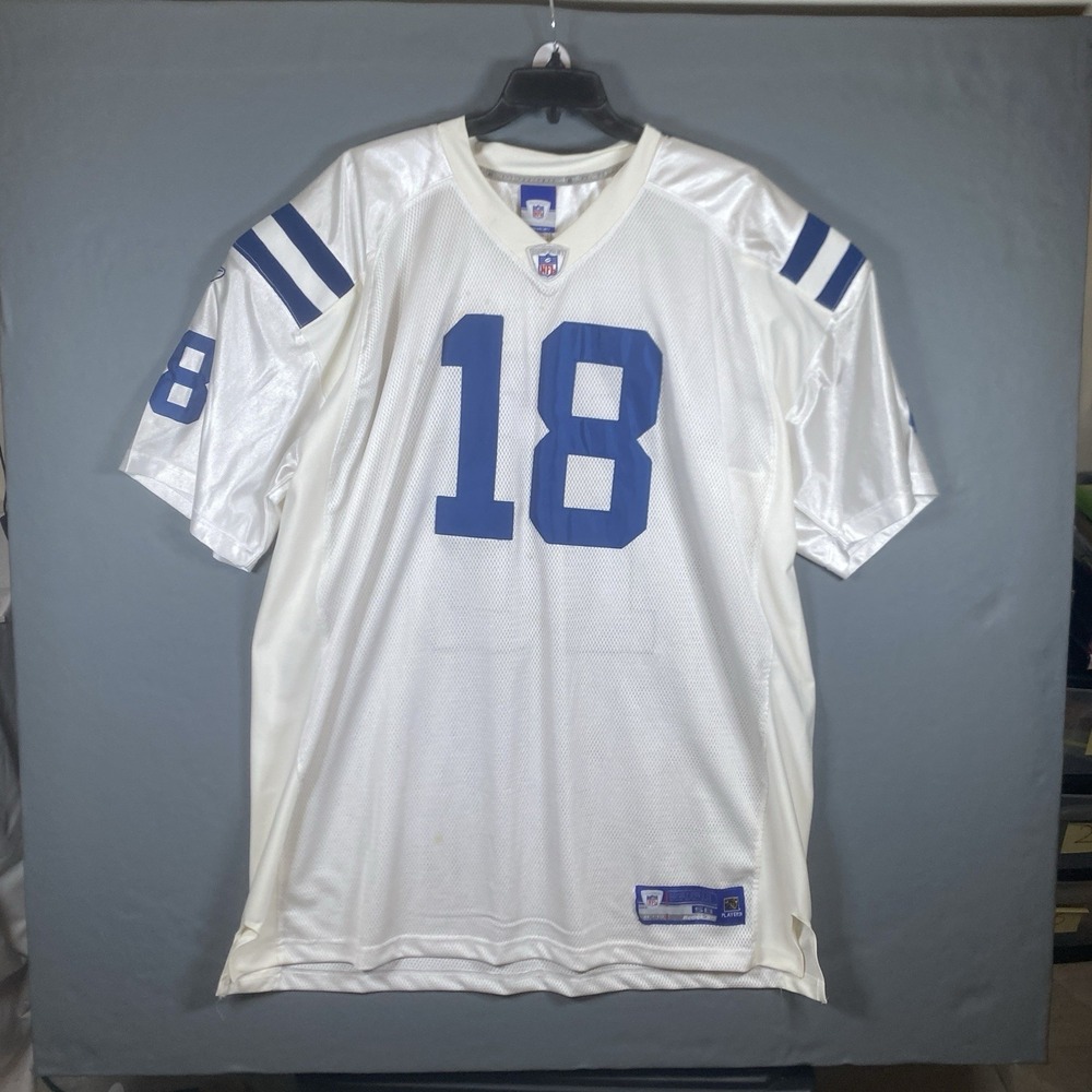 Vintage Reebok Peyton Manning #18 Indianapolis Colts Jersey Size 4XL